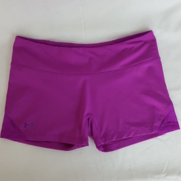 Under Armour Pants - Under Armour Magenta Fitted HeatGear Short Medium